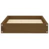 Dog Bed Honey Brown - Solid Wood Pine 51.5x44x9 cm