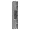 Bathroom Cabinet Grey Sonoma 30x30x183.5 cm - Stylish Storage