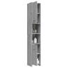 Bathroom Cabinet Grey Sonoma 30x30x183.5 cm - Stylish Storage