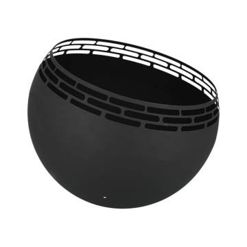 Esschert Design Fire Pit Ball Stripes Black - Modern & Cozy