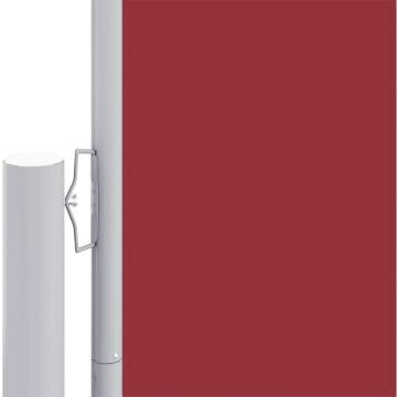 Retractable Side Awning Red 180x1200 cm | HipoMarket