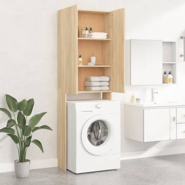 Washing Machine Cabinet Sonoma Oak - Stylish Storage Solution