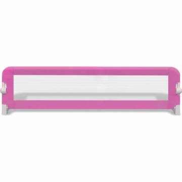 Toddler Safety Bed Rail 2 pcs Pink - Protect Your Child's Sleep