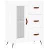 Stylish Highboard White 69.5x34x180 cm - Engineered Wood