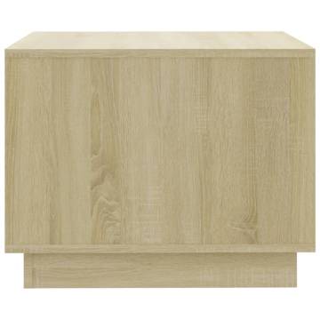 Sonoma Oak Coffee Table 55x55 cm - Modern & Durable Design