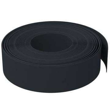 Garden Edgings 3 pcs Black 10m 15cm Polyethylene - HipoMarket