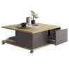 FMD Mobile Coffee Table Artisan Oak Colour artisan oak Quantity in Package 1 