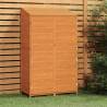 Garden Shed Brown 102x52x174.5 cm Solid Wood Fir Colour brown Size 102 x 52 x 174.5 cm Quantity in Package 1 