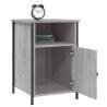 Stylish Grey Sonoma Bedside Cabinets - 2 pcs | Hipomarket