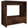 Stylish Smoked Oak Side Table - 50x26x50 cm | HipoMarket