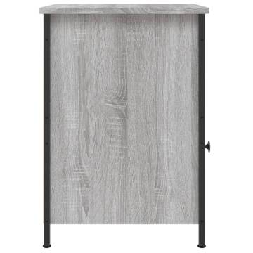 Stylish Grey Sonoma Bedside Cabinets - 2 pcs | Hipomarket