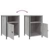 Stylish Grey Sonoma Bedside Cabinets - 2 pcs | Hipomarket