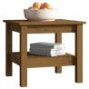 Stylish Honey Brown Solid Pine Coffee Table | Hipo Market