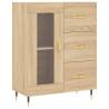 Stylish Highboard Sonoma Oak - 69.5x34x180 cm | Hipomarket