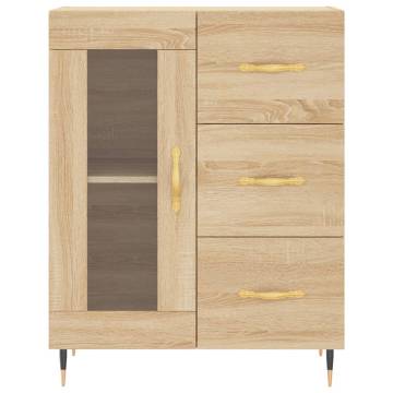 Stylish Highboard Sonoma Oak - 69.5x34x180 cm | Hipomarket