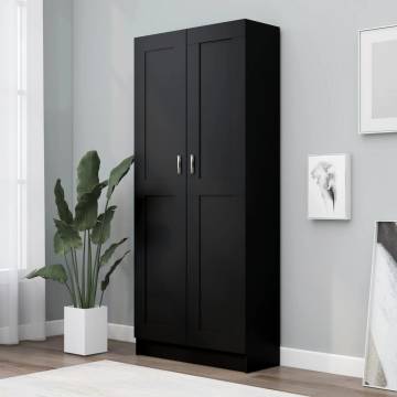 Book Cabinet Black - Stylish Storage for Your Home | HipoMarket