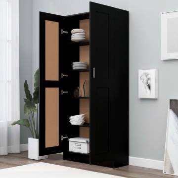 Book Cabinet Black - Stylish Storage for Your Home | HipoMarket