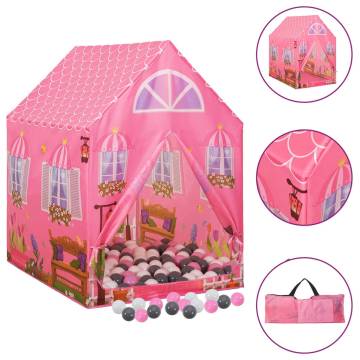 Children Play Tent with 250 Balls - Pink | HipoMarket UK