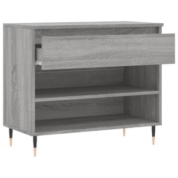 Shoe Cabinet Grey Sonoma | Elegant Storage Solution