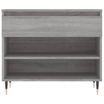 Shoe Cabinet Grey Sonoma | Elegant Storage Solution