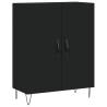 Stylish Highboard Black 69.5x34x180 cm | Hipomarket