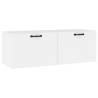 Wall Cabinet White 100x36.5 cm | Stylish Storage Solution