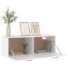 Wall Cabinet White 100x36.5 cm | Stylish Storage Solution