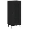 Stylish Highboard Black 34.5x34x180 cm - Hipomarket