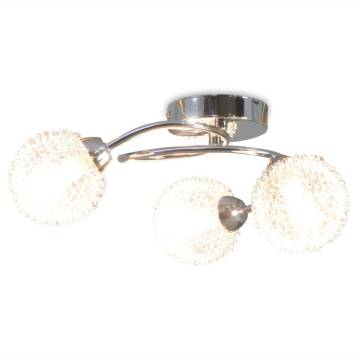 Stylish Ceiling Lamp for 3 G9 Bulbs | 120W Elegant Lighting