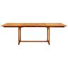 Garden Dining Table - Extendable Solid Acacia Wood | HipoMarket