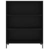 Stylish Highboard Black 69.5x34x180 cm - Hipo Market