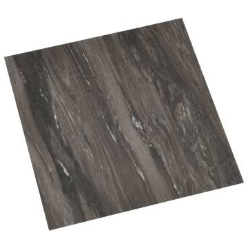 Self-Adhesive PVC Flooring Planks - Dark Grey - 55 pcs