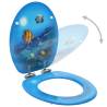 Deep Sea Design WC Toilet Seats with Soft Close - 2 pcs MDF