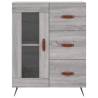 Highboard Grey Sonoma 69.5x34x180 cm - Stylish Storage Solution