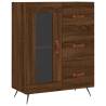 Elegant Brown Oak Highboard - Stylish & Durable | Hipo Market