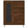 Elegant Brown Oak Highboard - Stylish & Durable | Hipo Market