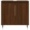 3 Piece Brown Oak Bathroom Furniture Set - Modern & Durable