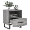 Stylish Grey Sonoma Bedside Cabinets - Set of 2 | HipoMarket