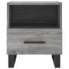 Stylish Grey Sonoma Bedside Cabinets - Set of 2 | HipoMarket