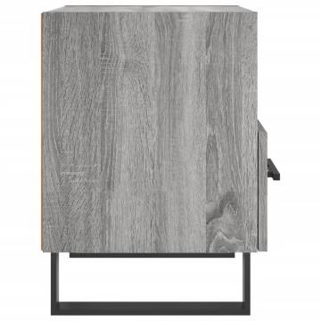 Stylish Grey Sonoma Bedside Cabinets - Set of 2 | HipoMarket