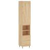 Highboard Sonoma Oak - Stylish Engineered Wood Storage | HipoMarket