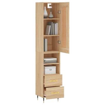 Highboard Sonoma Oak - Stylish Engineered Wood Storage | HipoMarket