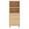 Highboard Sonoma Oak - Stylish Engineered Wood Storage | HipoMarket