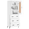 Highboard White 69.5x34x180 cm - Stylish Storage Solution