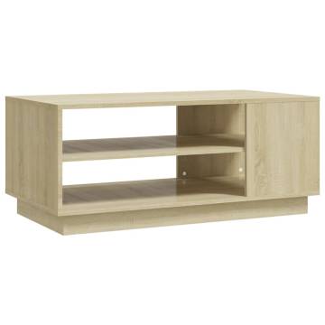 Sonoma Oak Coffee Table - Modern Design & Ample Storage