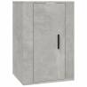 Wall Mounted TV Cabinets - Concrete Grey - 2 pcs - HipoMarket