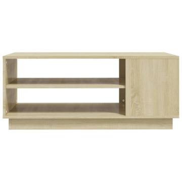 Sonoma Oak Coffee Table - Modern Design & Ample Storage