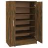 Shoe Cabinet Smoked Oak 60x35x92 cm - Stylish Storage Solution