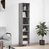 Stylish Highboard Grey Sonoma - 34.5x32.5x180 cm