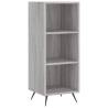 Stylish Highboard Grey Sonoma - 34.5x32.5x180 cm